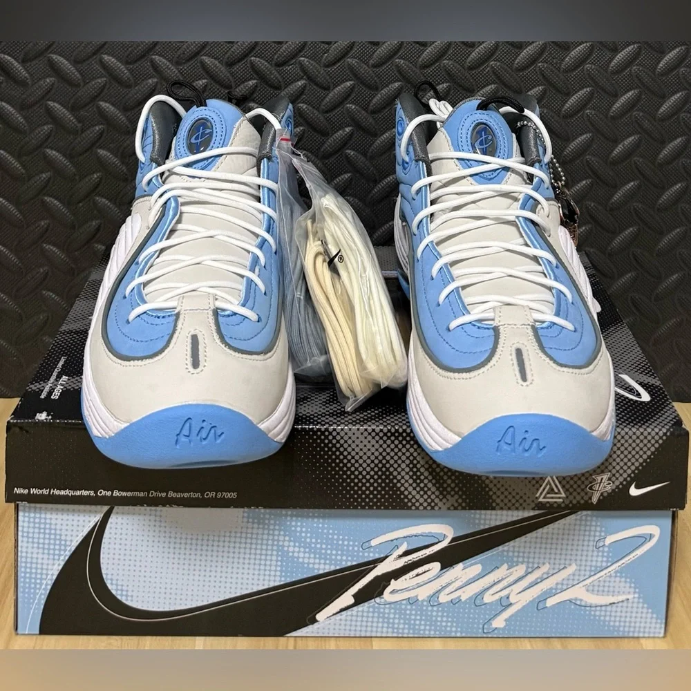 Nike Air Penny 2 x Social Status Playground Blue Sneakers DM9132-100 Mens Sz 8.5